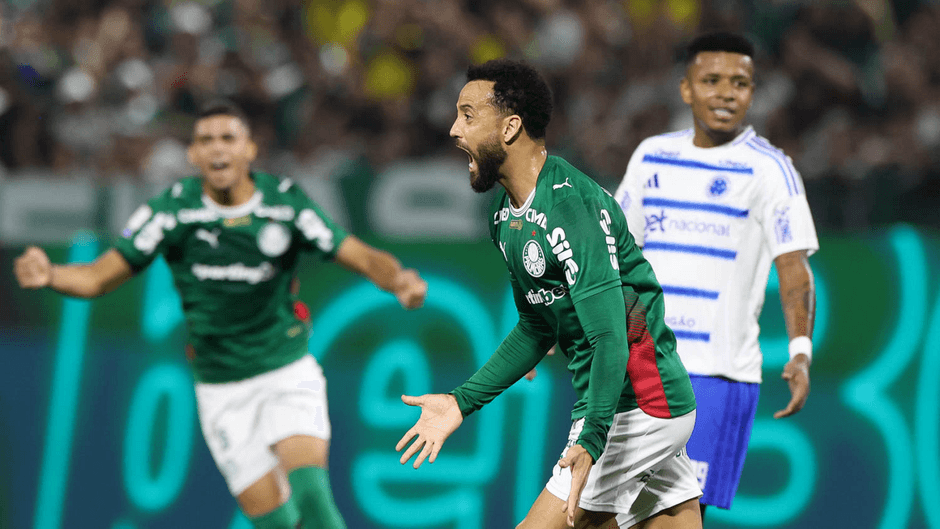 Sob forte chuva na Arena Barueri, Palmeiras empata com o Cruzeiro e chega a três jogos sem vitória
